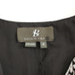 Sachin & Babi Black Silk Floral Pattern Shift Coctail Dress