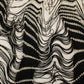 Alice Palmer White Black Knitted Assymetrical Skirt