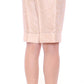 Zeyneptosun Beige Brocade Above Knee Shorts