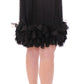 Dolce & Gabbana Black Silk Transparent Above Knees Skirt