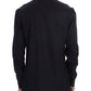 Dolce & Gabbana Purple Striped Cotton Pajama Lounge Shirt