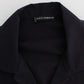Dolce & Gabbana Purple Striped Cotton Pajama Lounge Shirt