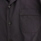 Dolce & Gabbana Purple Striped Cotton Pajama Lounge Shirt