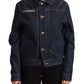 Master Coat Dark Blue Button Down Long Sleeves Denim Jacket