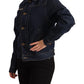Master Coat Dark Blue Button Down Long Sleeves Denim Jacket