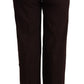 Patrizia Pepe Black High Waist Straight Formal Pants