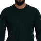 Dolce & Gabbana Green Cashmere Crewneck Pullover Sweater