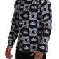 Dolce & Gabbana Blue Denim Stretch DG Crown Logo Casual Shirt