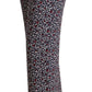 Michael Kors Black High Waist Printed Straight Pants