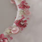 Dolce & Gabbana White DG Crown Floral Sequin T-shirt