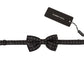 Dolce & Gabbana Black White Polka Dot 100% Silk Neck Papillon Tie