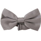 Dolce & Gabbana Gray 100% Silk Adjustable Neck Papillon Tie