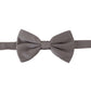 Dolce & Gabbana Gray 100% Silk Adjustable Neck Papillon Tie