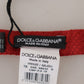 Dolce & Gabbana Red 100% Silk Adjustable Neck Papillon Tie