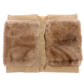 Dolce & Gabbana Beige MINK Fur Scarf Foulard Neck Wrap