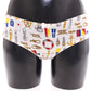 Dolce & Gabbana White Sailor Bra Panty Stretch Underwear