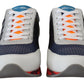 Dolce & Gabbana Multicolor Leather Sport Low Top Sneakers