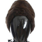 Dolce & Gabbana Brown Weasel Fur Womens Cashmere Hat Beanie