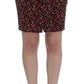 BENCIVENGA Black Multicolor Floral Suit