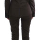Exte Brown Stretch Two Button Suit