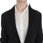 Exte Black Stretch Single Breasted Blazer Jacket