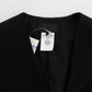 Exte Black Blue Two Piece Suit Skirt & Blazer