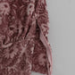 Exte Pink Floral Print Viscose Silk Blouse Top