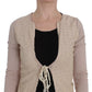 PINK MEMORIES Pink Floral Lace Wrap Sweater