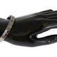 Nialaya Gray Rhodium 925 Silver Bangle Bracelet