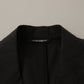 Dolce & Gabbana Black Single Breasted TAORMINA Breasted Blazer