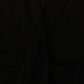Dolce & Gabbana Black Wool Single Breasted Coat Blazer