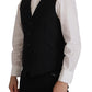 Dolce & Gabbana Black Jacket Vest 2 Piece MARTINI Blazer