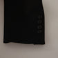 Dolce & Gabbana Black Wool Single Breasted Jacket Blazer