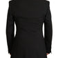 Dolce & Gabbana Black Wool Single Breasted Blazer v