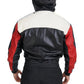 Dolce & Gabbana Black Leather Hooded Blouson Coat Jacket