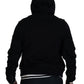 Dolce & Gabbana Black Polyester Hooded Full Zip Jacket