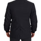 Dolce & Gabbana Black Wool Full Zip Long Sleeves Jacket