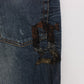 John Galliano Blue Wash Cotton Blend Slim Fit Jeans