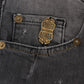 John Galliano Gray Wash Cotton Blend Slim Fit Stretch Jeans