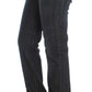 John Galliano Blue Wash Cotton Blend Slim Fit Bootcut Jeans