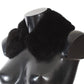 Dolce & Gabbana Black Mink Fur Shoulder Collar Scarf