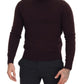 Dolce & Gabbana Brown Wool Turtle Neck Pullover Sweater