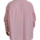 Dolce & Gabbana Pink Casual Button Down Long Sleeves Shirt