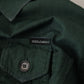 Dolce & Gabbana Dark Green Button Down Long Sleeves Shirt