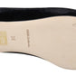 Dolce & Gabbana Black Velvet Slip Ons Loafers Flats Shoes