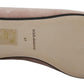 Dolce & Gabbana Pink Velvet Slip Ons Loafers Flats Shoes