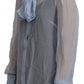 Dolce & Gabbana Light Blue Silk Ascot Collar Long Sleeves Top