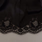 Dolce & Gabbana Black Leopard A-line Knee Length Dress