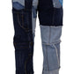 Dolce & Gabbana Multicolor Patchwork High Waist Denim Jeans