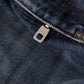 Dolce & Gabbana Blue Denim Crystal Embellished Pants Jeans